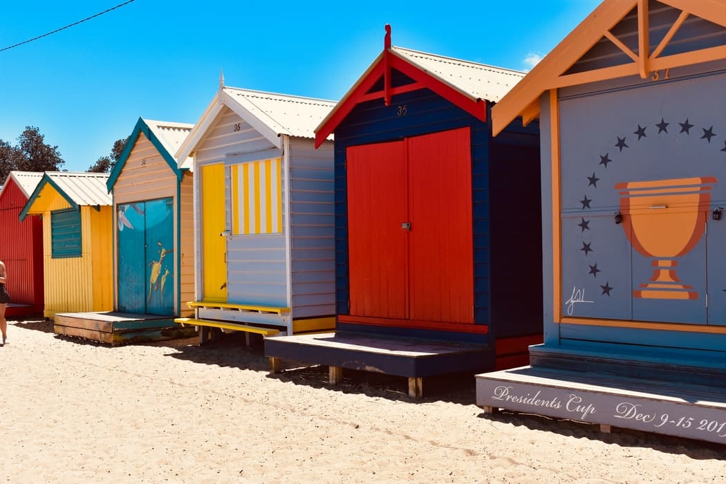 Victoria'S Eased Restrictions Image Of Mornington Beach Huts